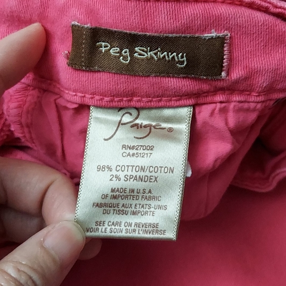 Paige peg skinny in pink - Picture 3 of 4